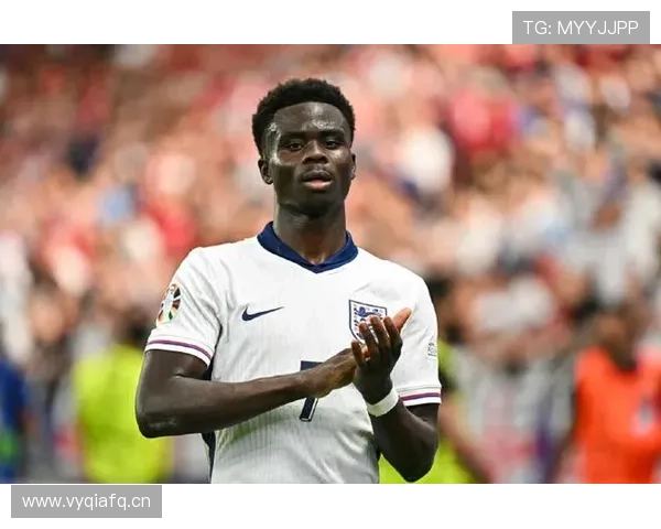 英格兰国家队主力：萨卡的国家队地位